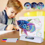 3D доска для рисования Magic Drawing Board с 3D очками — изображение 4