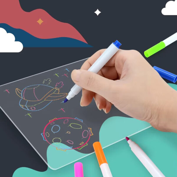 3D доска для рисования Magic Drawing Board с 3D очками — изображение 6