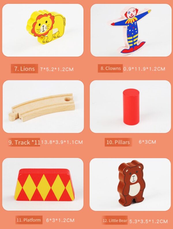 Железная дорога ЦИРК, деревянная — изображение 4