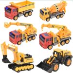 Set de joc "Mașini pentru construcții" 6 buc