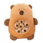 Jucarie plus Capibara cu baby, 50 cm