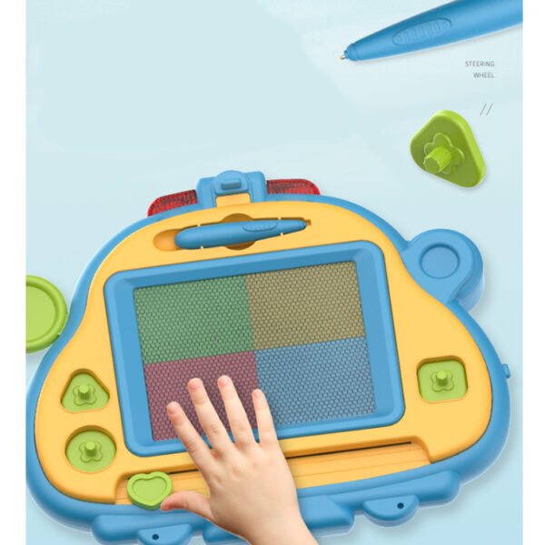 Simulator auto și tablă magnetică de desen, 2in1 - imagine 5