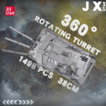 Constructor JIESTAR Tanc LEOPARD 2A7, 1498 elem. - imagine 5