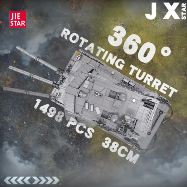 Constructor JIESTAR Tanc LEOPARD 2A7, 1498 elem. - imagine 5