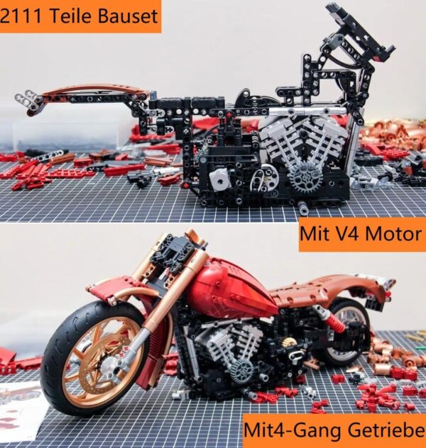 Constructor Motocicleta Harlay Davidson, 2111 elem. - imagine 4