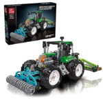 Конструктор JIESTAR Building Blocks Трактор с граблями, 565 деталей.