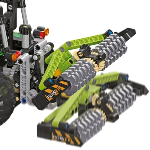 Конструктор JIESTAR Building Blocks Трактор с граблями, 565 деталей. — изображение 4