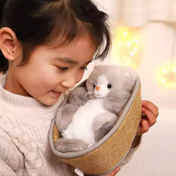 Мягкая игрушка КОТИК в корзинке, 22см, в ассортим. — изображение 5