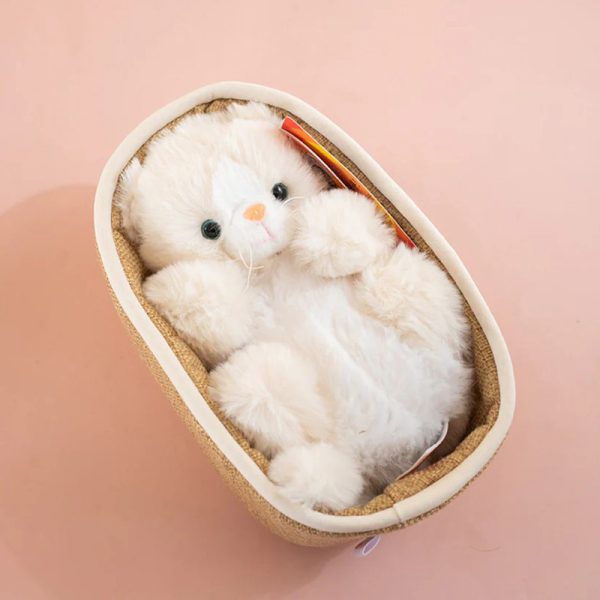 Мягкая игрушка КОТИК в корзинке, 22см, в ассортим. — изображение 3