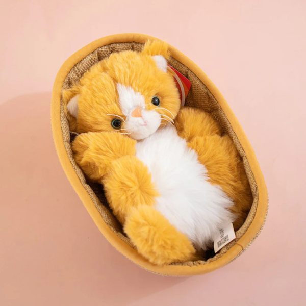 Мягкая игрушка КОТИК в корзинке, 22см, в ассортим. — изображение 4