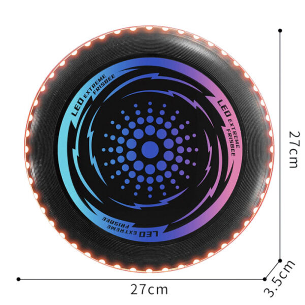 Frisbee pentru copii cu LED - imagine 2