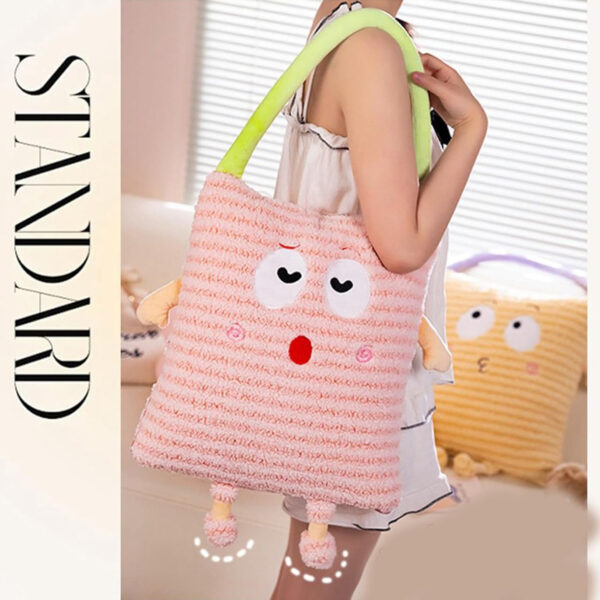 Pătură-pernă transformabilă, GEANTĂ SHOPPER, în sortim. - imagine 3