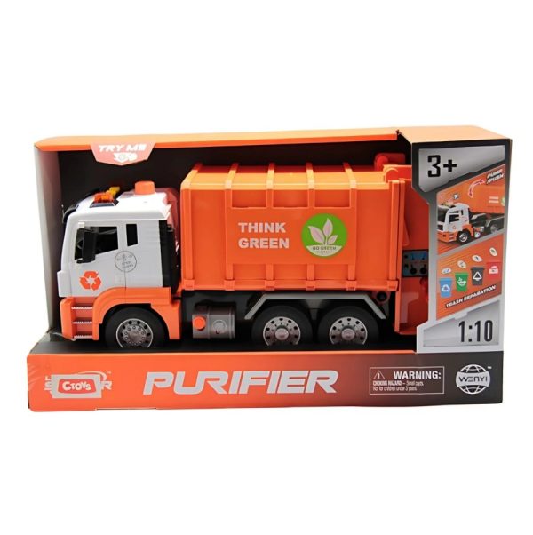 Игрушка МУСОРОВОЗ 1:10 инерционный — изображение 3