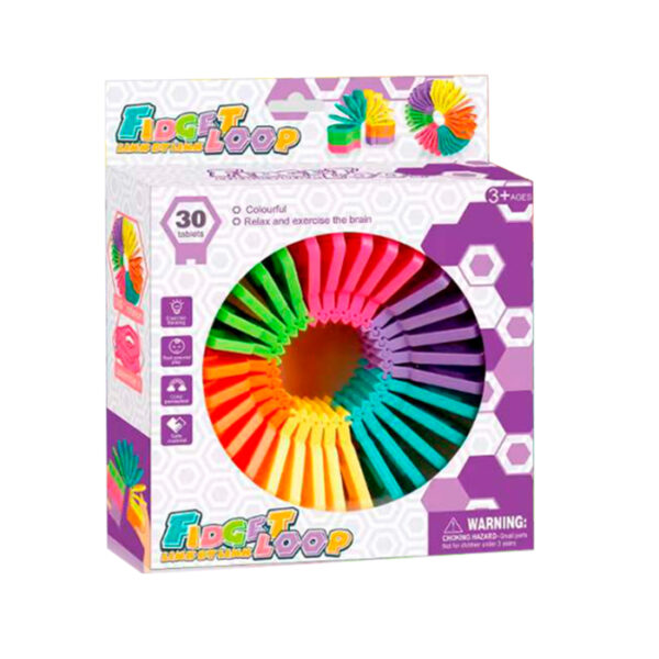 Игрушка антистресс Fidget Loop Радужное кольцо — изображение 5