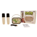 Set 2 microfoane karaoke cu difuzor portabil
