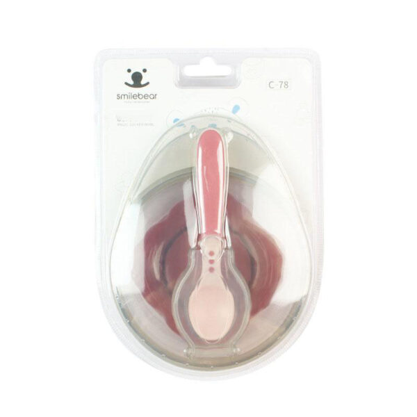 Set castron cu ventuza, capac si lingurita - imagine 3