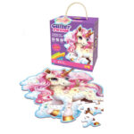 Большой пазл МИР ЕДИНОРОГОВ, 45 дет.