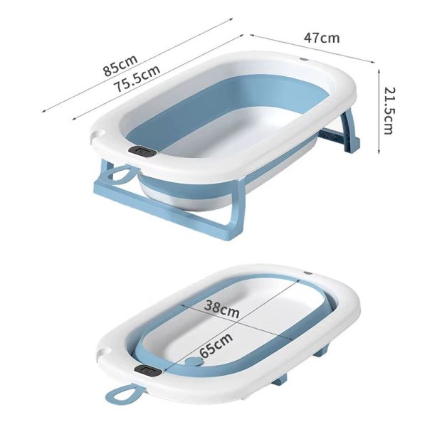 Cadita pliabila cu suport moale, 75 cm - imagine 7