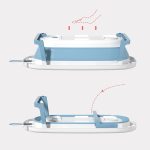 Cadita pliabila cu suport moale, 75 cm - imagine 5