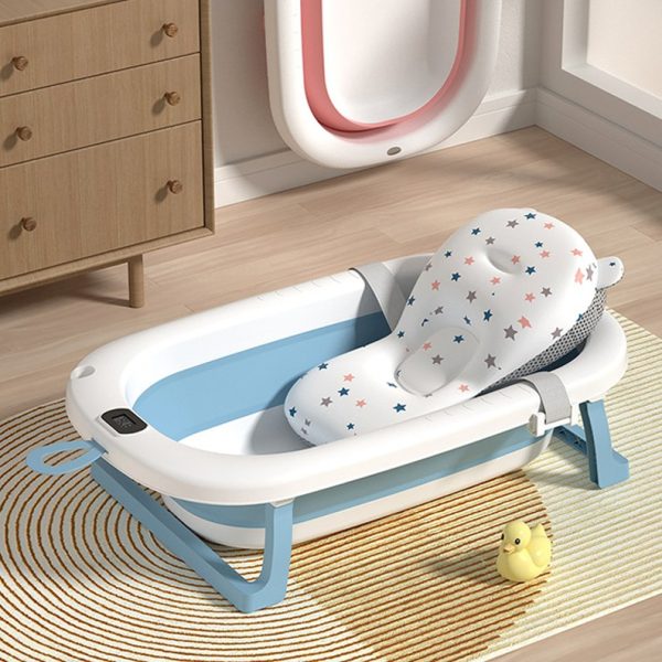 Cadita pliabila cu suport moale, 75 cm - imagine 2