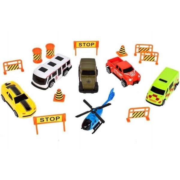 Camion de jucarie cu vehicule - imagine 2
