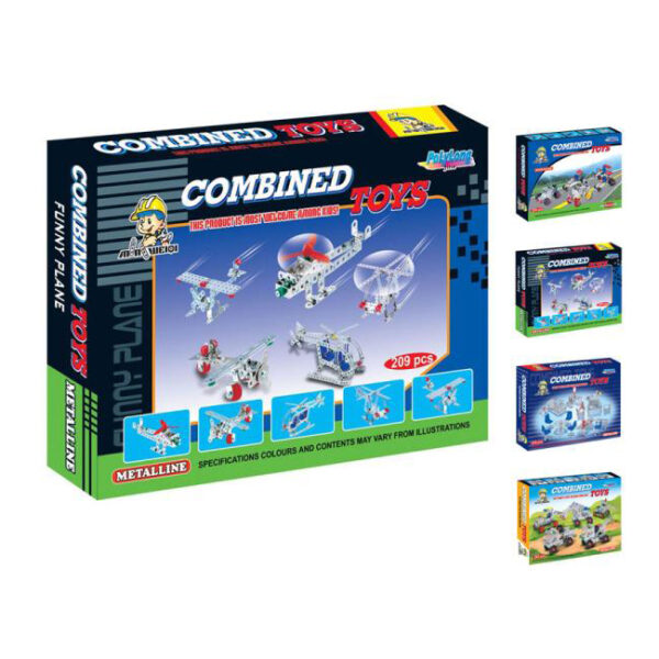 Set de construcții din metal (in sortiment) /85173/ - imagine 2