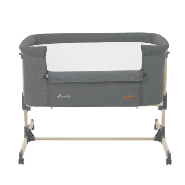 Кроватка приставная  Kikkaboo AMARIS Dark Grey — изображение 4