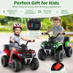 Mini ATV cu acumulator pentru copii 18-36 luni, ATV RACER PLUS Green - imagine 4