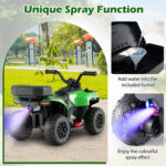 Mini ATV cu acumulator pentru copii 18-36 luni, ATV RACER PLUS Green - imagine 5