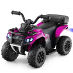 Mini ATV cu acumulator pentru copii 18-36 luni, ATV RACER PLUS Pink