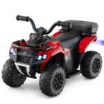 Mini ATV cu acumulator pentru copii 18-36 luni, ATV RACER PLUS Red