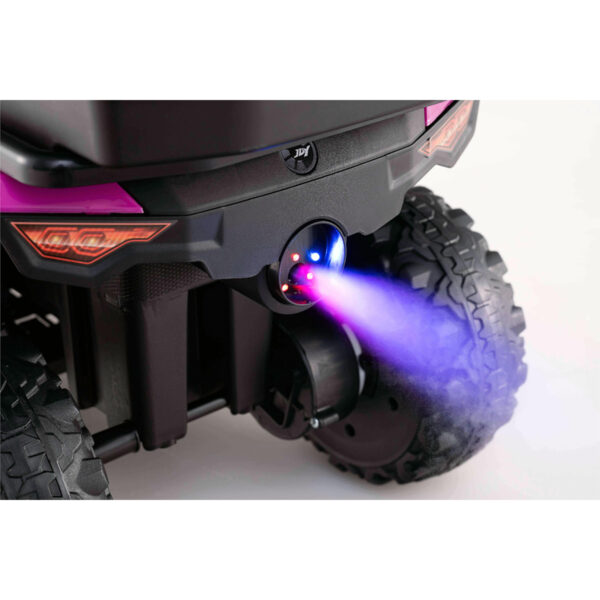 Mini ATV cu acumulator pentru copii 18-36 luni, ATV RACER PLUS Blue - imagine 4