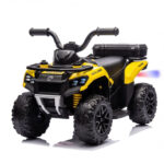Mini ATV cu acumulator pentru copii 18-36 luni, ATV RACER PLUS Yellow