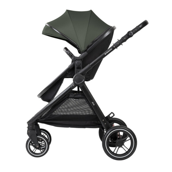 Carucior 3-in-1 Kikkaboo AVA Army Green - imagine 5