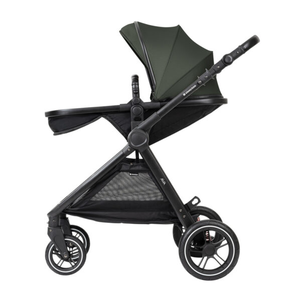 Carucior 3-in-1 Kikkaboo AVA Army Green - imagine 3