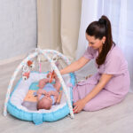 Игровой коврик-гнездышко 2-в-1 BABY NEST BLUE — изображение 2