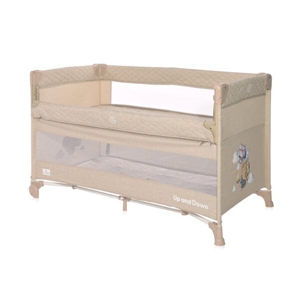 Pat pliant Lorelli UP&DOWN Fog Beige FLYING FRIENDS - imagine 2