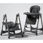 Scaun-balansoar 2in1 Glamvers FEBO Black - imagine 2