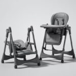 Scaun-balansoar 2in1 Glamvers FEBO Grey - imagine 2