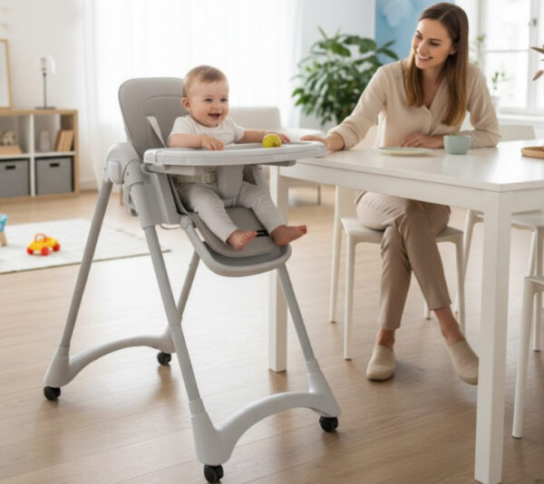 Scaun de masa Glamvers CANDY Light Grey - imagine 2