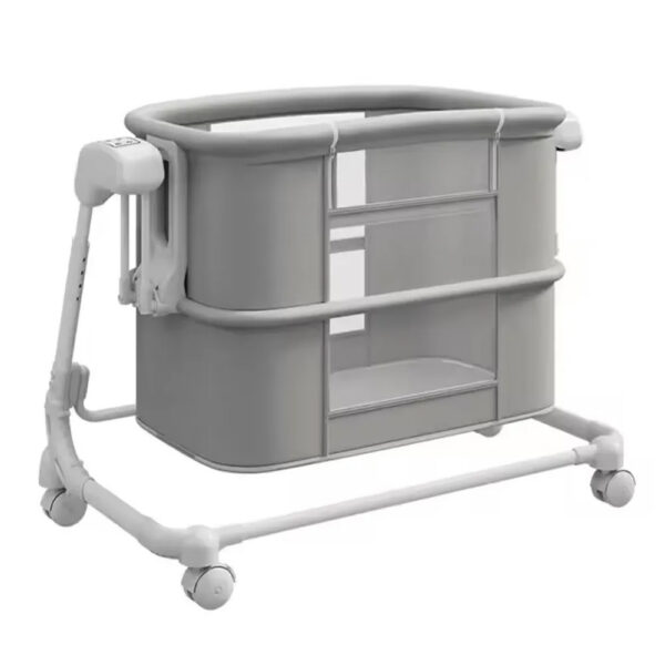 Patuc Co-Sleeper 2in1 electronic Ining Baby Dark Grey - imagine 3