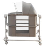 Patuc Co-Sleeper 2in1 electronic Ining Baby Khaki - imagine 2