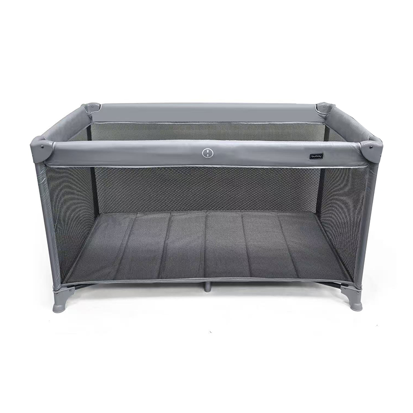 bb_patut_bn400_lgrey1 Кровать-манеж 1 уровень Glamvers AIRY Light Grey — изображение 1