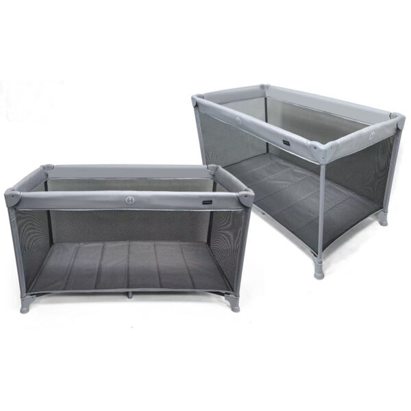 Кровать-манеж 1 уровень Glamvers AIRY Light Grey — изображение 2