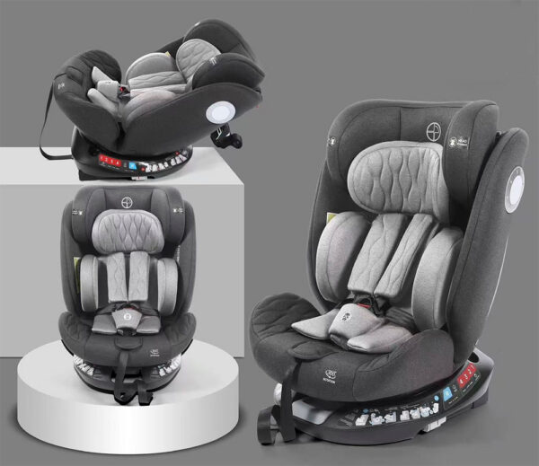 Автокресло 0-36 kg Glamvers FRANCO Isofix Dark Grey — изображение 2