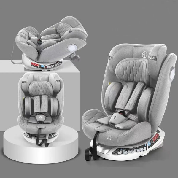 Автокресло 0-36 kg Glamvers FRANCO Isofix Light Grey — изображение 2