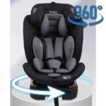 Автокресло 0-36 kg Glamvers HUBBLE Isofix Black/Dark Grey