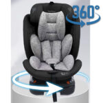 Автокресло 0-36 kg Glamvers HUBBLE Isofix Black/Light grey