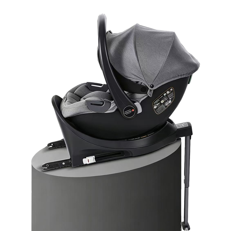 bb_sauto_lm408base_dgrey Автокресло 0-13 kg Glamvers GALAXY Dark Grey + Base Isofix — изображение 1