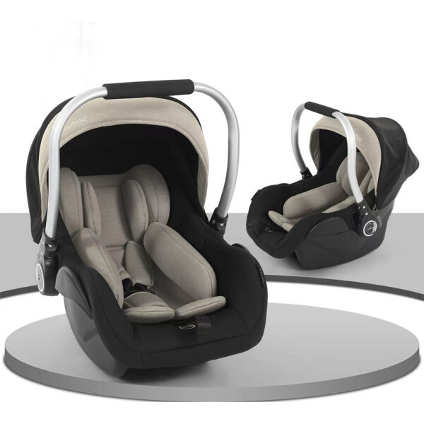 Scaun auto 0-13 kg Glamvers PERO Black/Beige - imagine 2